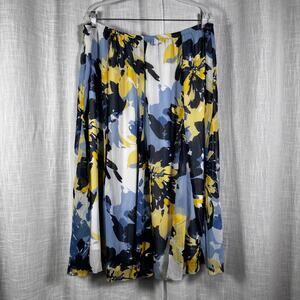 Ruby Rd. Floral Skirt Size 24W Romantic Floral Feminine Cottage